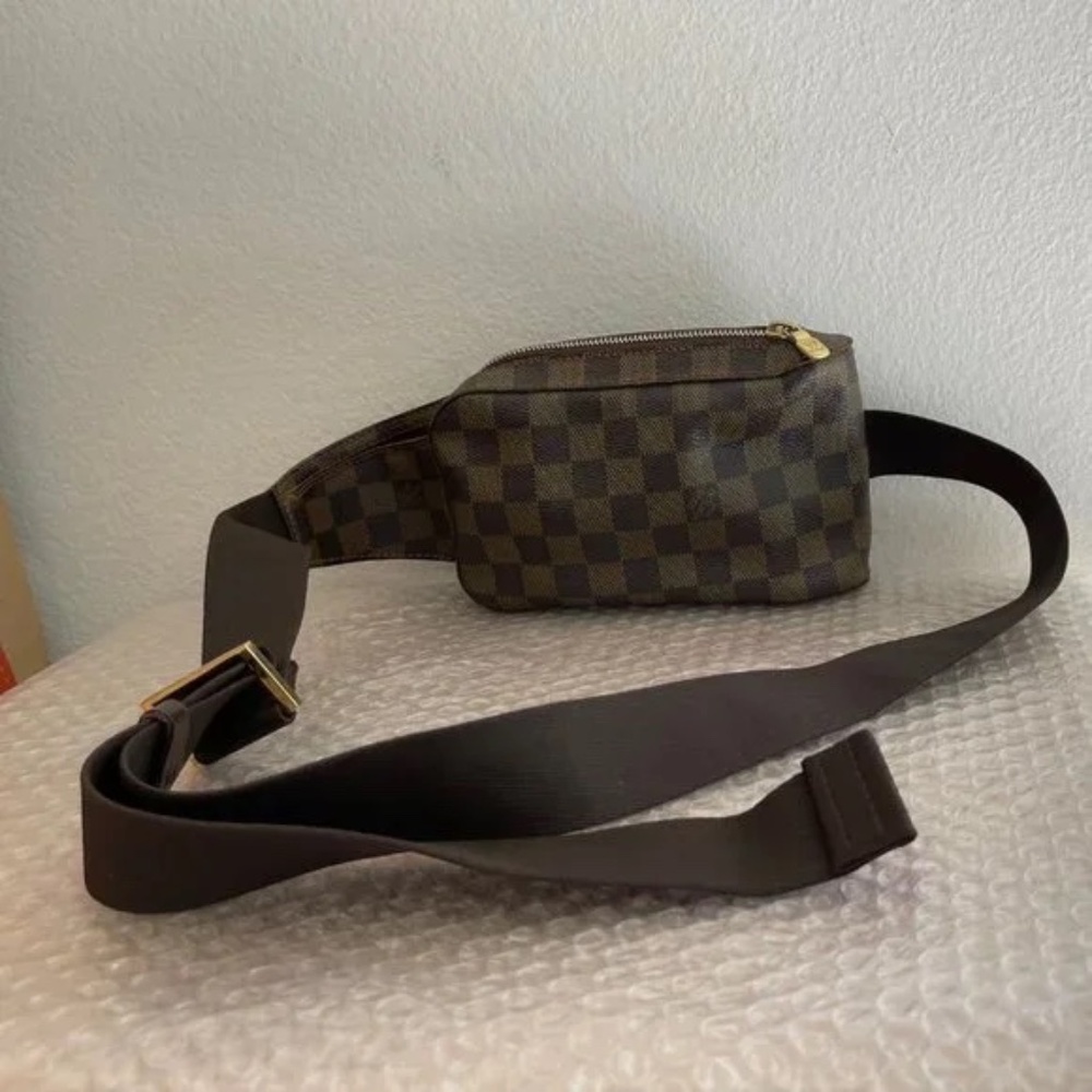 Louis Vuitton Damier Ebene Geronimos Sling bell crossbody bag